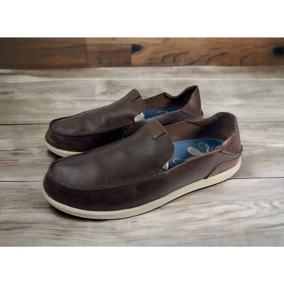 OluKai | Shoes | Olukai Nalukai Slip On Shoes Brown Leather  display picture 1